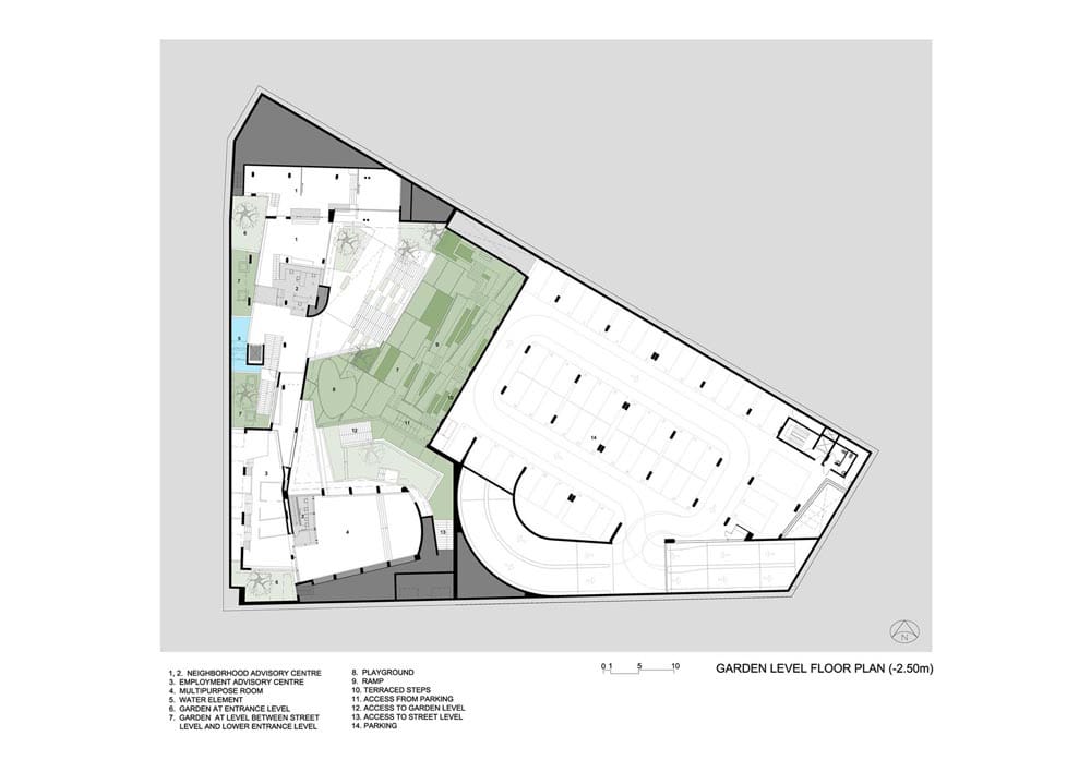 Garden Level Floor Plan - AA&U her 03, © Αρχείο AA & U