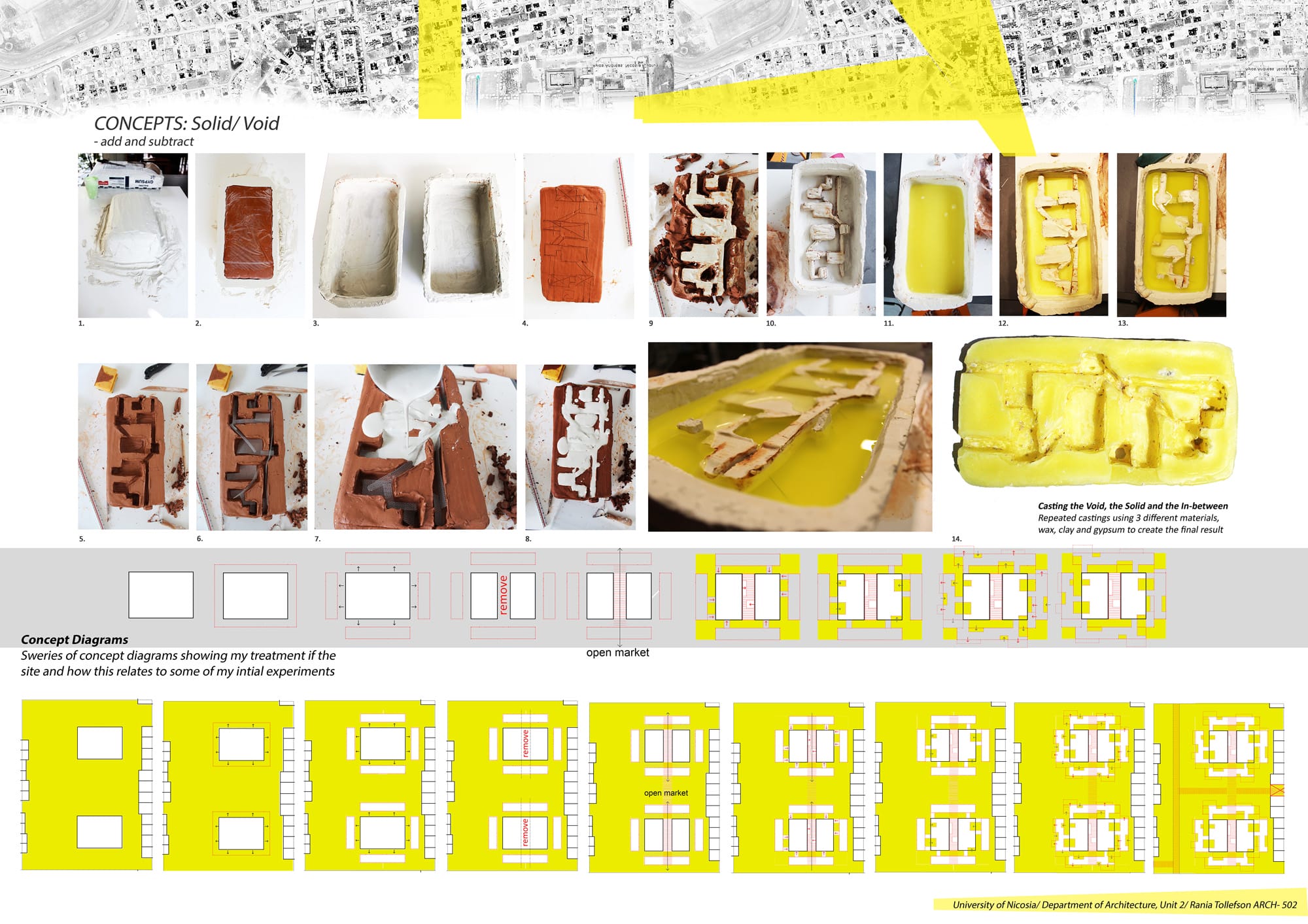 Solid/ Void - Concept development, © Rania Tollefson