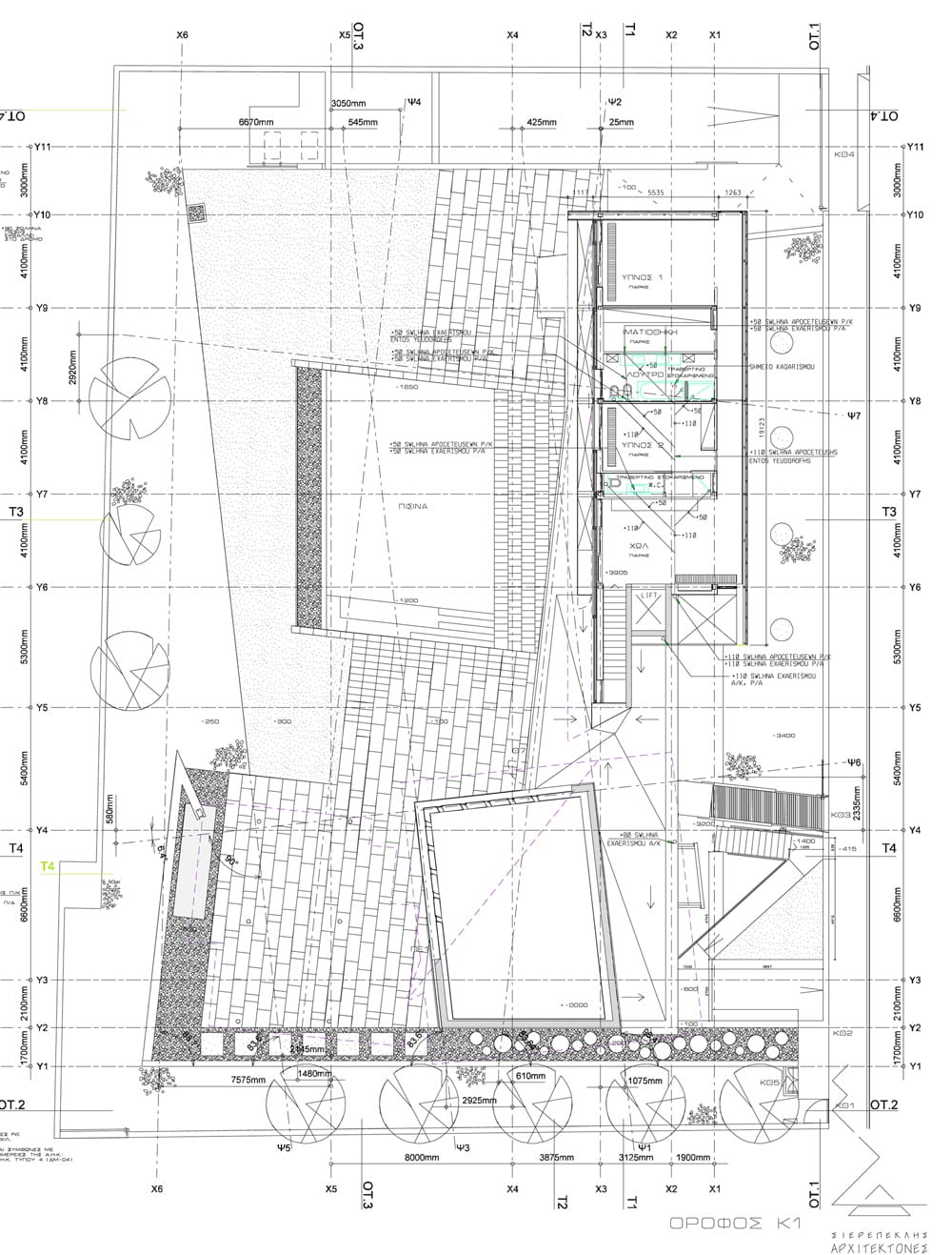 Κάτοψη Ορόφου, © Σιερεπεκλής Αρχιτέκτονες