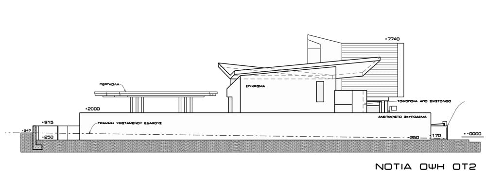 Νότια Όψη, © Σιερεπεκλής Αρχιτέκτονες