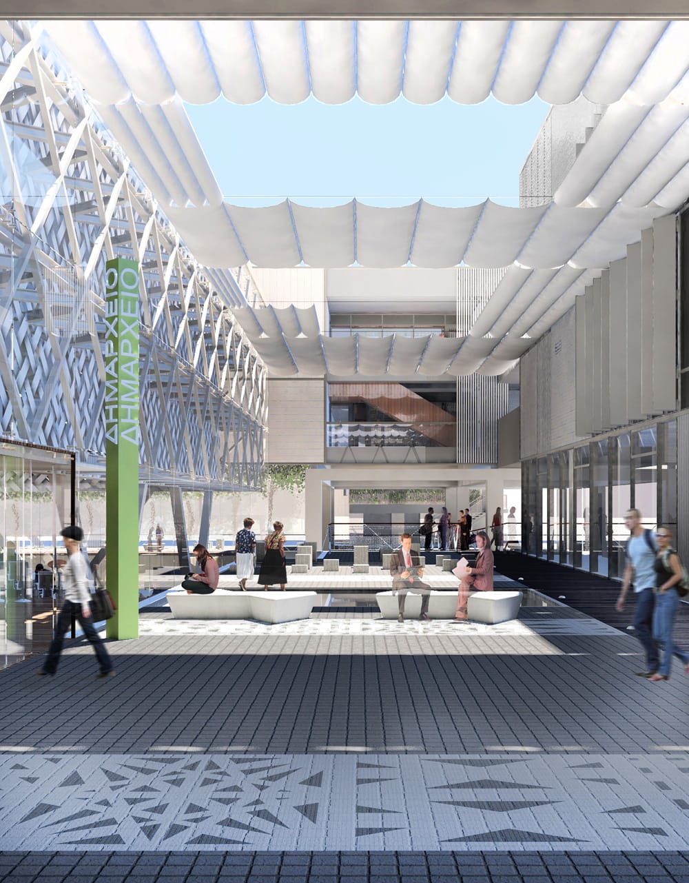 Κεντρική Αυλή, © ΙΚΑ