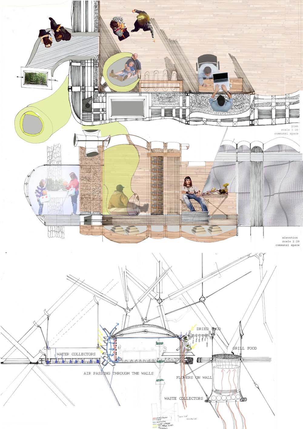 1:20 Detail / Sketch, © christiana karamalli
