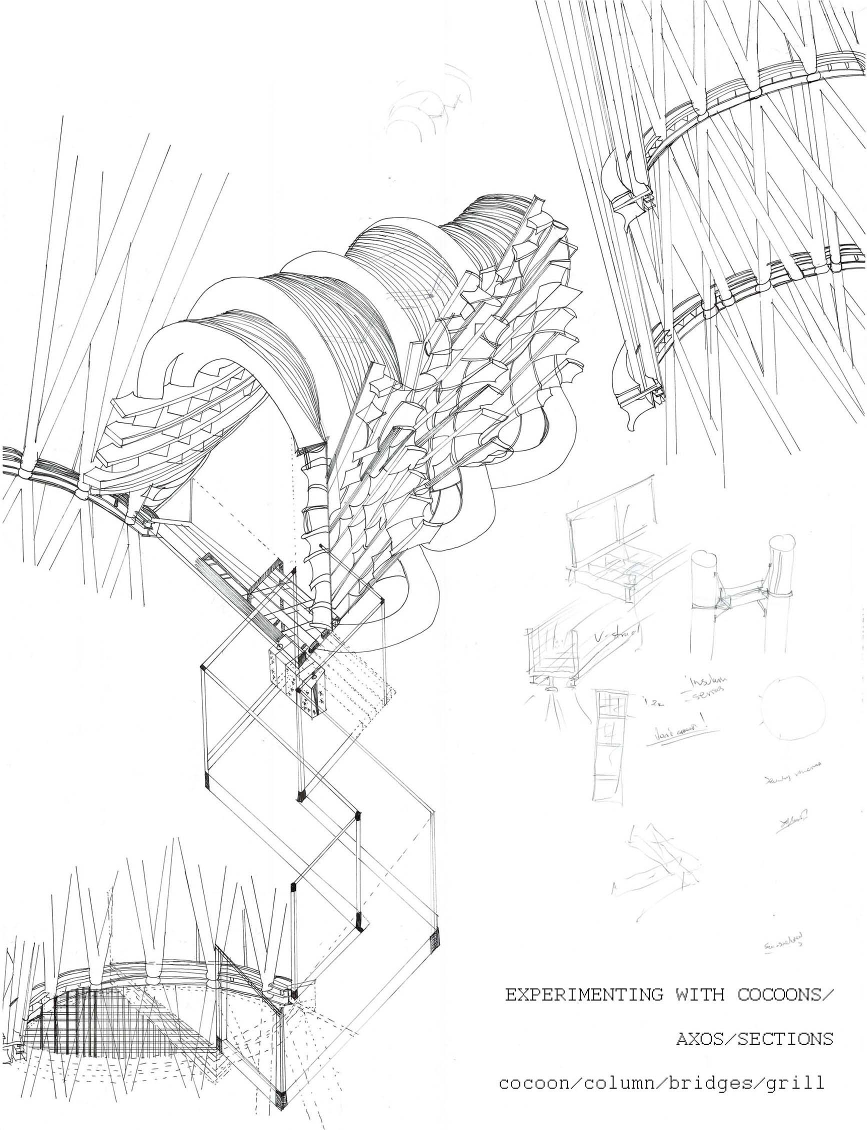 Axonometric Sketch, © christiana karamalli