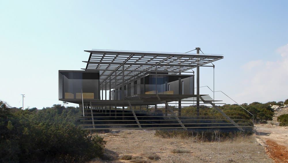 Εξωτερική άποψη κυλικείου, © Δ. Οικονομίδης, Μ. K. Φωκάς, Χρ.Χατζηχρίστος