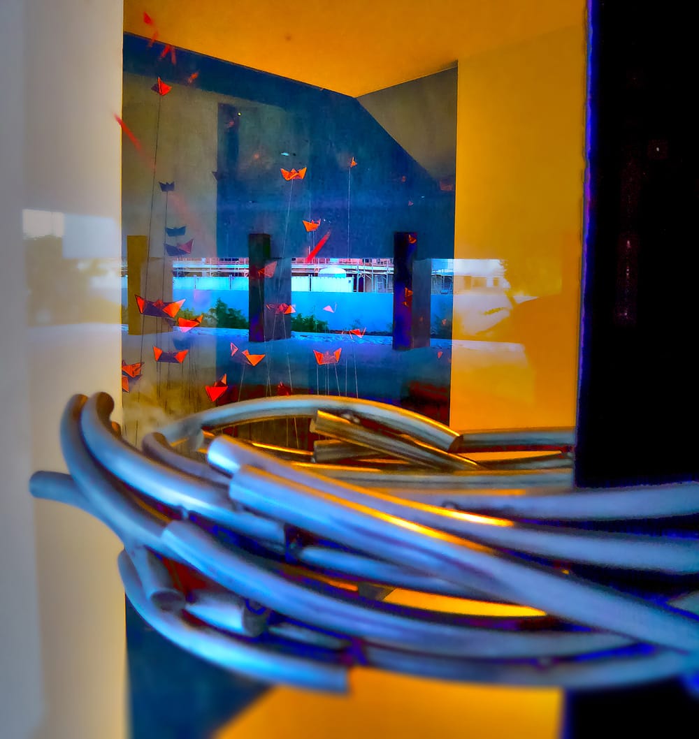 Λεπτομέρεια / κατασκευή χειρολαβής κύριας εισόδου, © Constantinos Kalisperas Architectural Studio