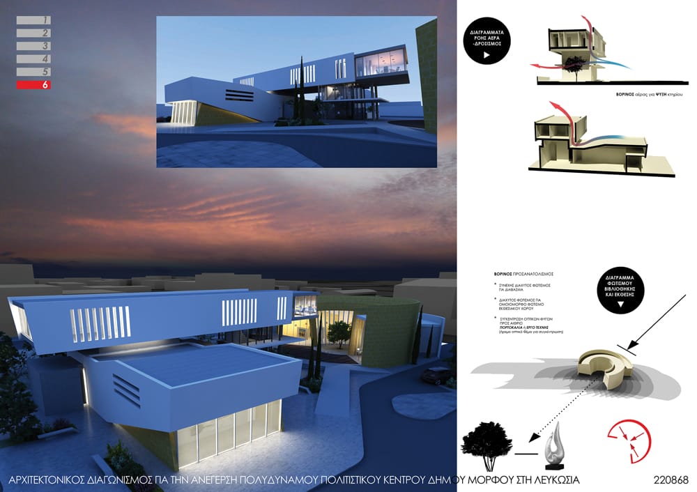 06 – Πινακίδα Παρουσίασης Μελέτης, © Constanti Architects