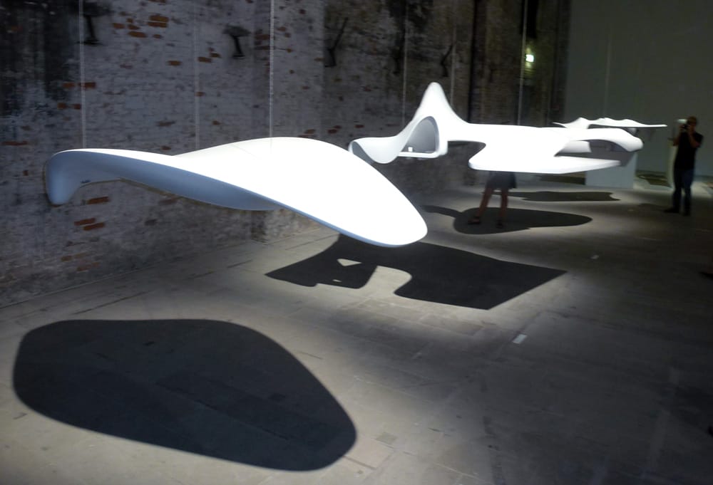 Από την εγκατάσταση της Zaha Hadid, © Αγγέλα Ζησιμοπούλου