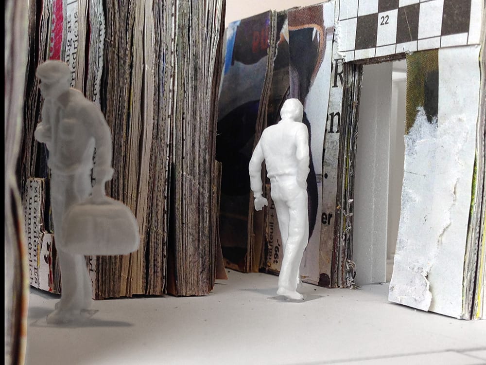 Close up inspections of the wallpaper, © Michael Hadjistyllis and Stefanos Roimpas