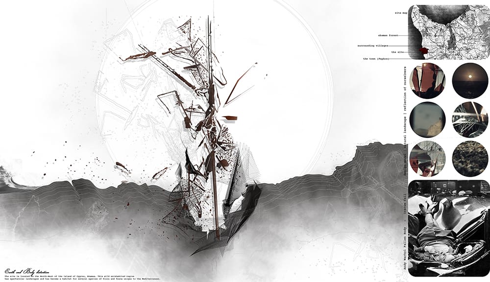 Design Diagram which exemplifies the Falling Body, © Andri Orthodoxou 