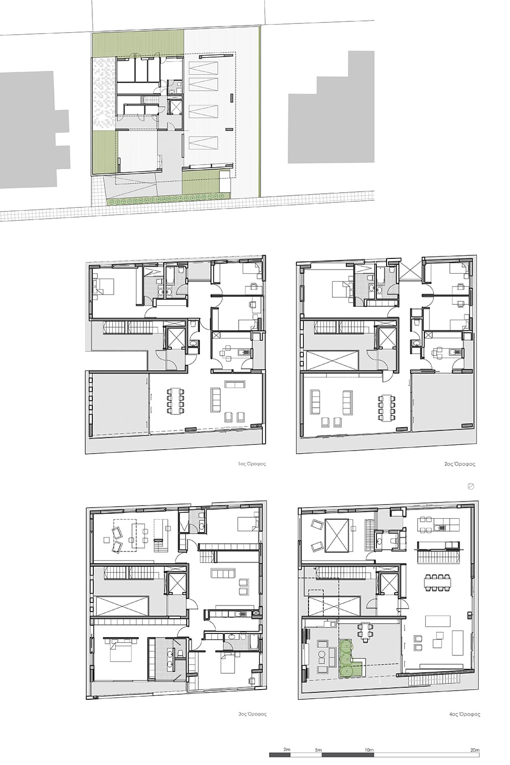 Κατόψεις, © Ι+Α Φιλίππου