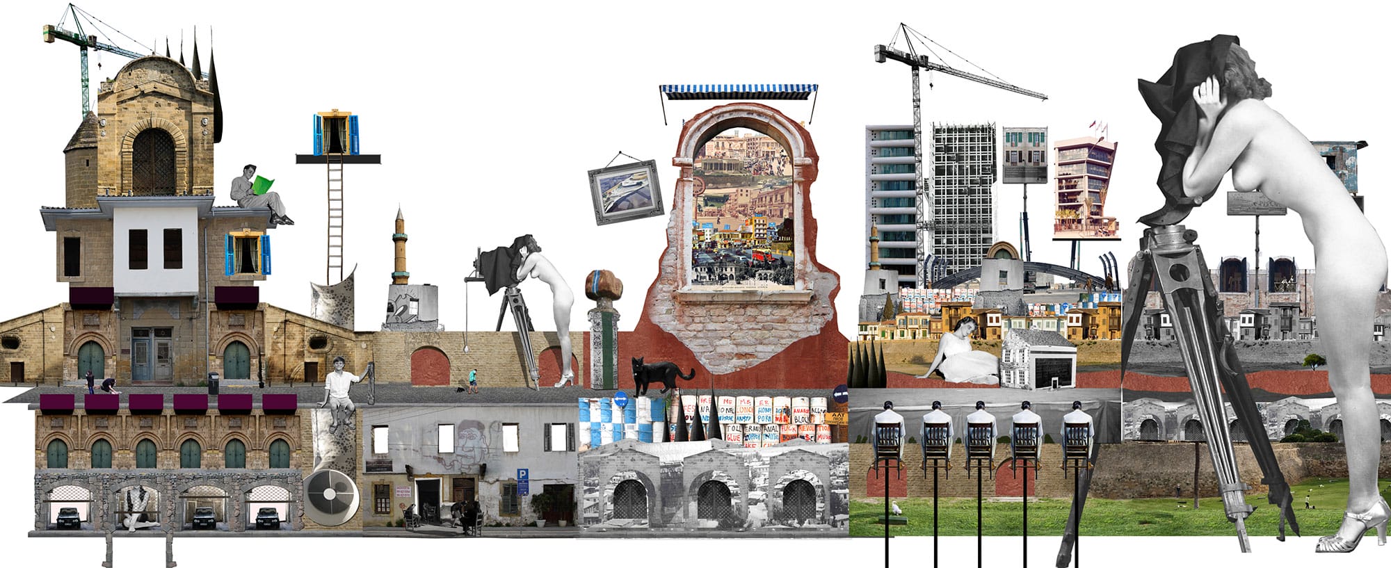 Collage 1 © Michael Hadjistyllis, Stefanos Roimpas / Anatomy of the Wallpaper (2014)