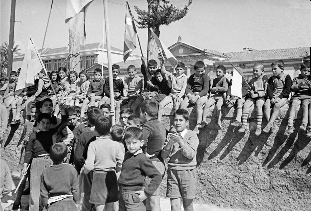 "Παγκύπριο Γυμνάσιο Λευκωσίας, 1957", © https://www.google.gr/search?q=παγκύπριο+γυμνάσιο/ 25.06.2014