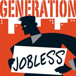Η γενιά της ανεργίας, © http://www.brightfutura.com/work-woes/