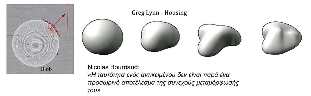 09 Εικόνα 9: Αριστερά: Σχέδιο του συντάκτη, © Νίκος Κουρνιάτης - Δεξιά: Εικόνες κατοικίας Greg Lynn από τον ιστότοπο http://glform.com/exhibits/sfmoma-embryological-house/ 