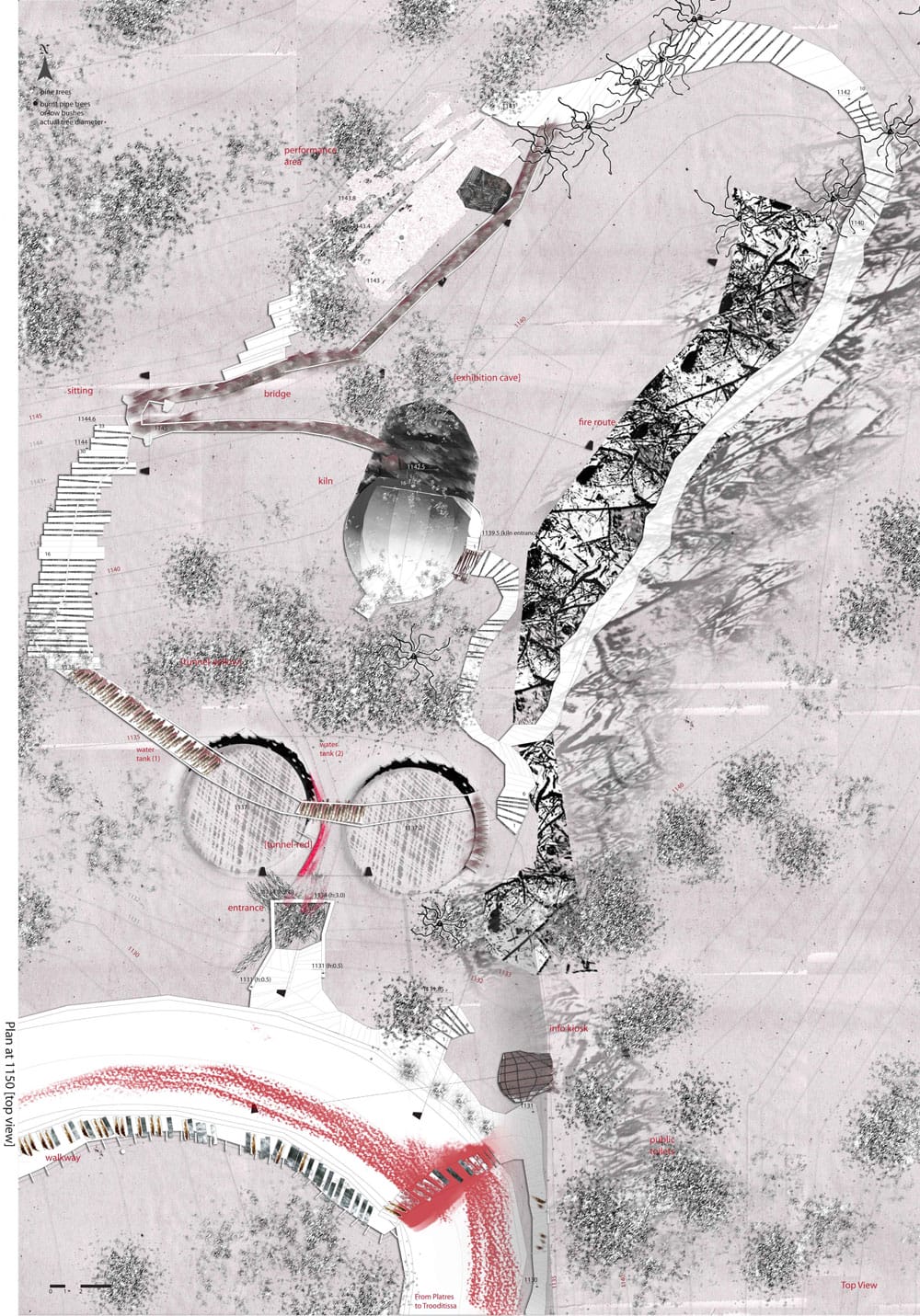 Plan at 1150 - top view © Polina Demetriadou