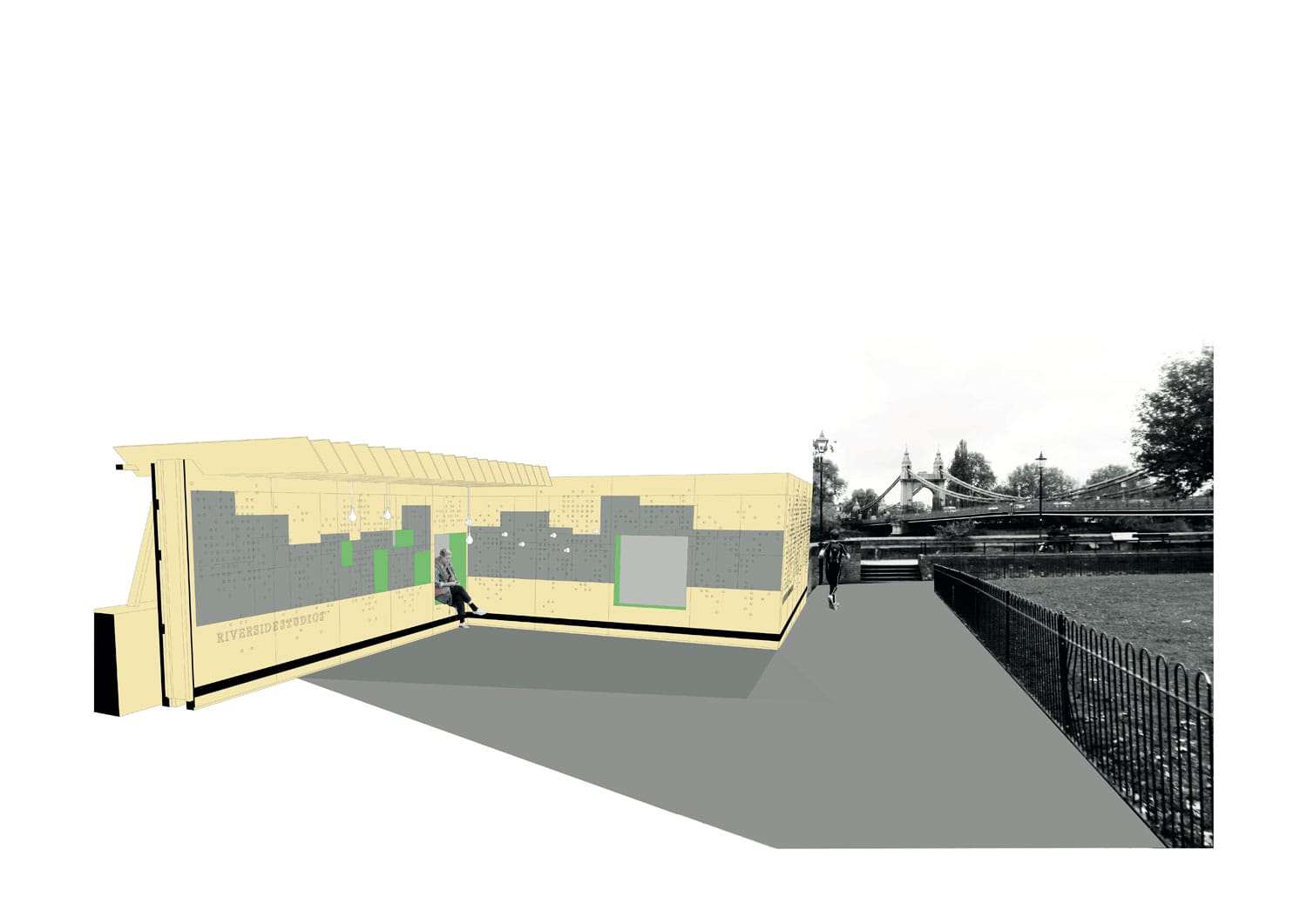 Perspective from Queen Caroline St © studio ctrl_z