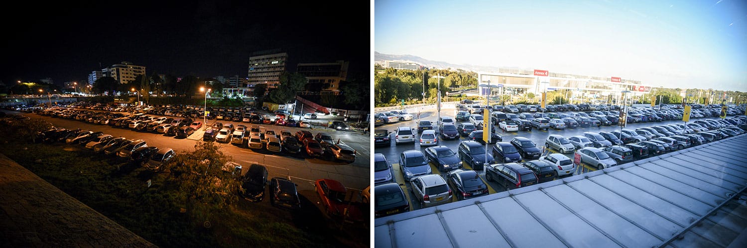 Τάφρος Ντ' Αβίλα (χώρος στάθμευσης) Vs Mall of Cyprus (χώρος στάθμευσης), © Χάρης Σολωμού